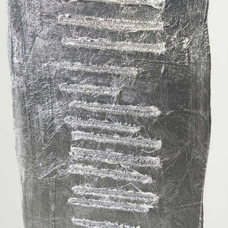 Random Lines Silver Flood by Studio M a Handmade Original Framed Artwork under Glass from Mercana - Luna Furniture