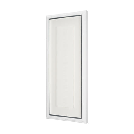 Random Lines White by Studio M a handmade Original Framed Artwork under Glass from Mercana - Luna Furniture