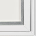 Random Lines White by Studio M a handmade Original Framed Artwork under Glass from Mercana - Luna Furniture