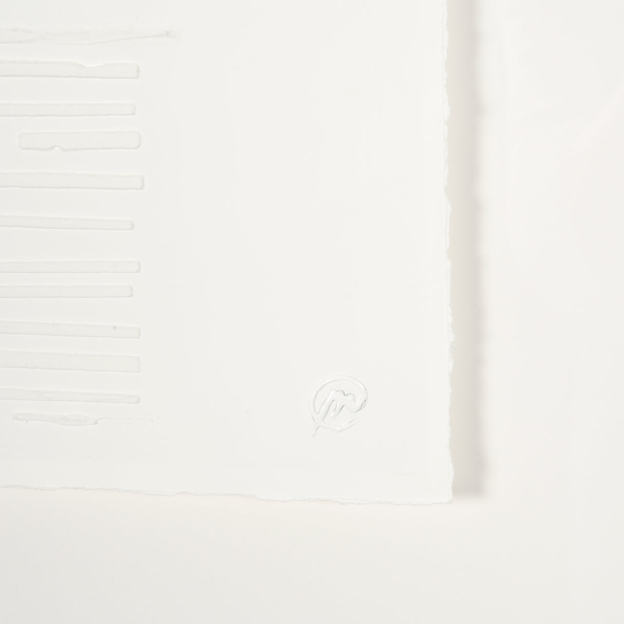 Random Lines White by Studio M a handmade Original Framed Artwork under Glass from Mercana - Luna Furniture