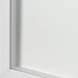 Equal Quadrants White by Studio M a handmade Original Framed 3D Textured Artwork under Glass from Mercana - Luna Furniture