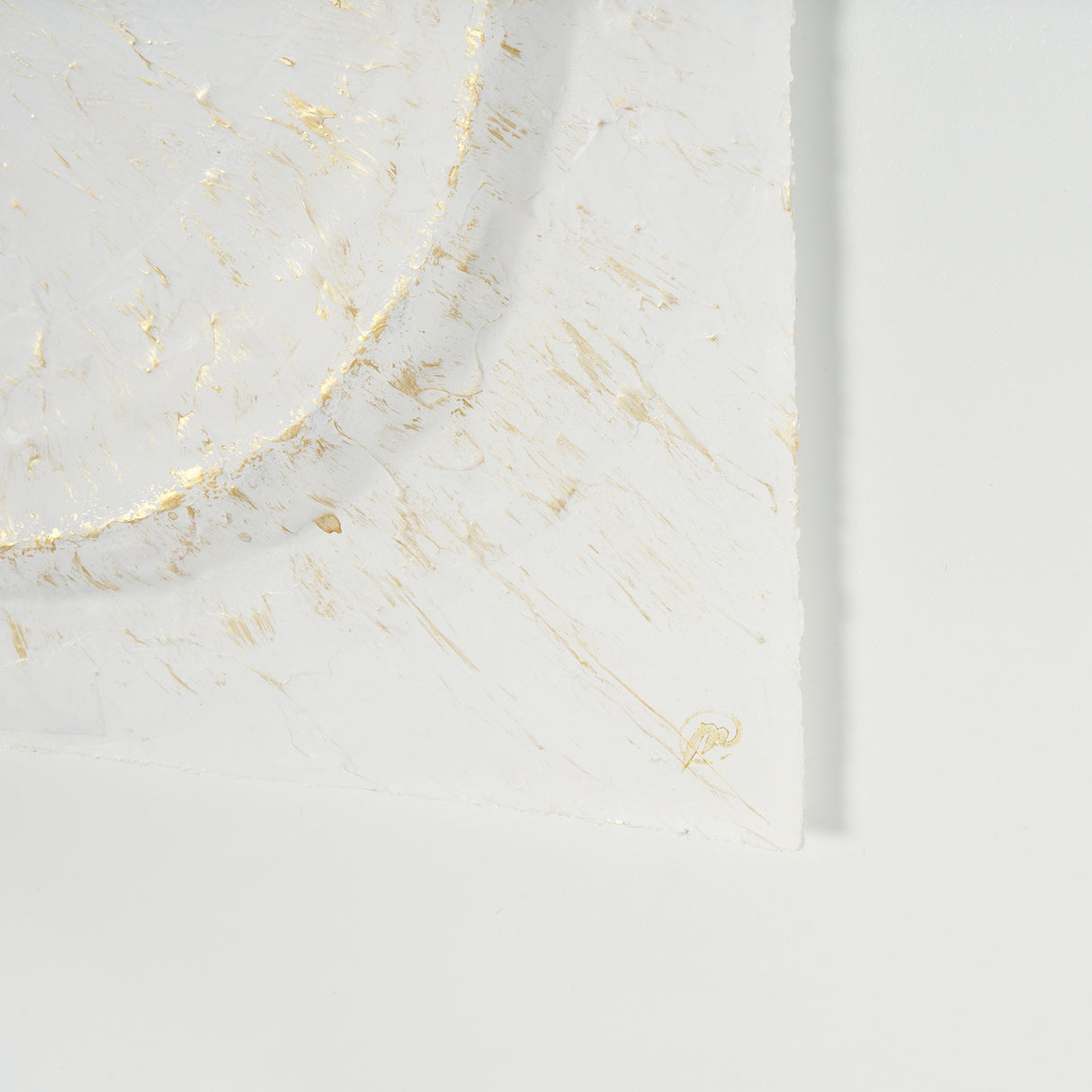 Equal Quadrants White by Studio M a handmade Original Framed 3D Textured Artwork under Glass from Mercana - Luna Furniture