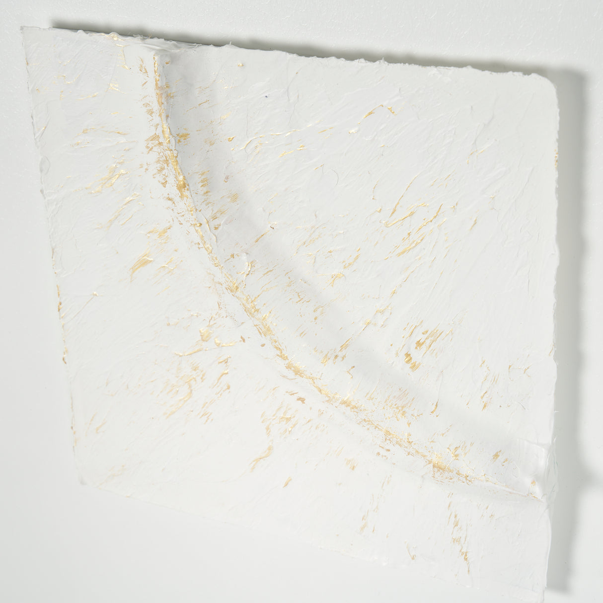 Equal Quadrants White by Studio M a handmade Original Framed 3D Textured Artwork under Glass from Mercana - Luna Furniture