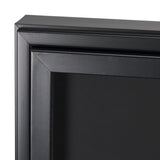 Equal Quadrants Black by Studio M a handmade Original Framed 3D Textured Artwork under Glass from Mercana - Luna Furniture