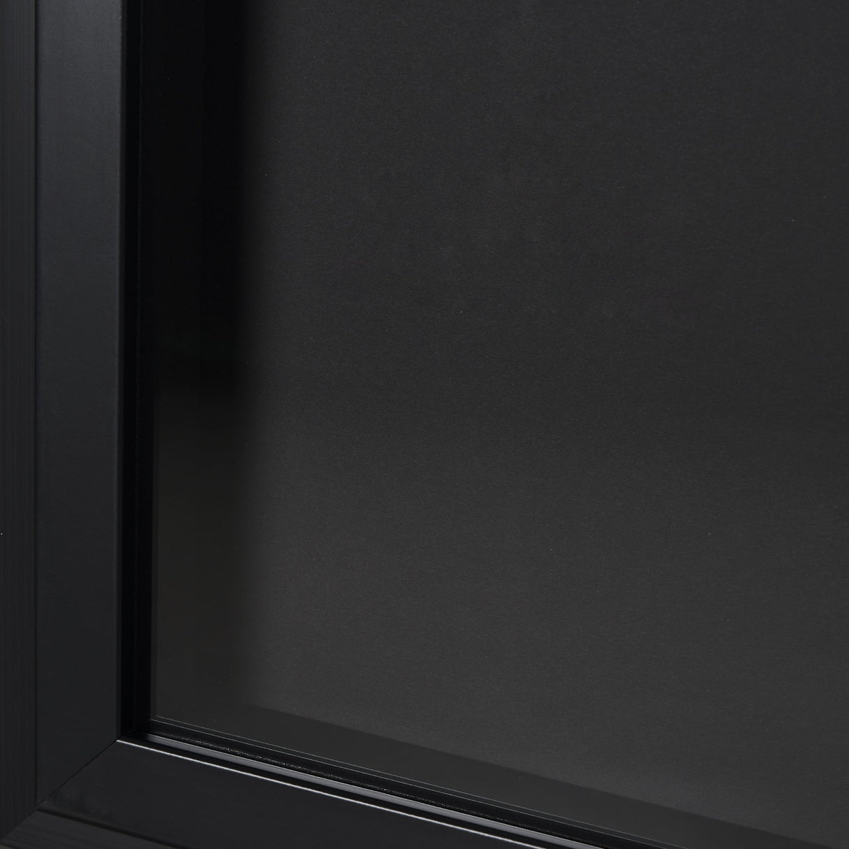 Equal Quadrants Black by Studio M a handmade Original Framed 3D Textured Artwork under Glass from Mercana - Luna Furniture