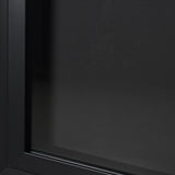 Equal Quadrants Black by Studio M a handmade Original Framed 3D Textured Artwork under Glass from Mercana - Luna Furniture