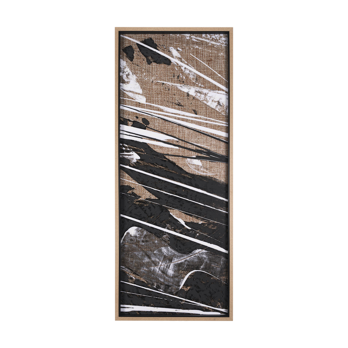 Meshy I by Mercana Studio a Hand Embellished Textured Framed Art Print from Mercana - Luna Furniture