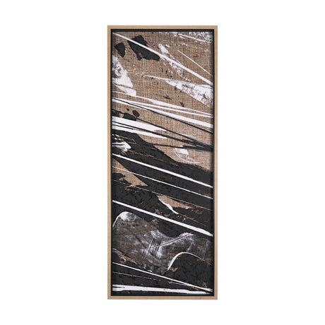 Meshy I by Mercana Studio a Hand Embellished Textured Framed Art Print from Mercana - Luna Furniture