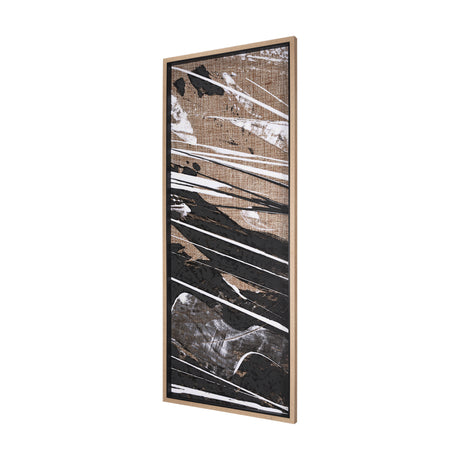Meshy I by Mercana Studio a Hand Embellished Textured Framed Art Print from Mercana - Luna Furniture