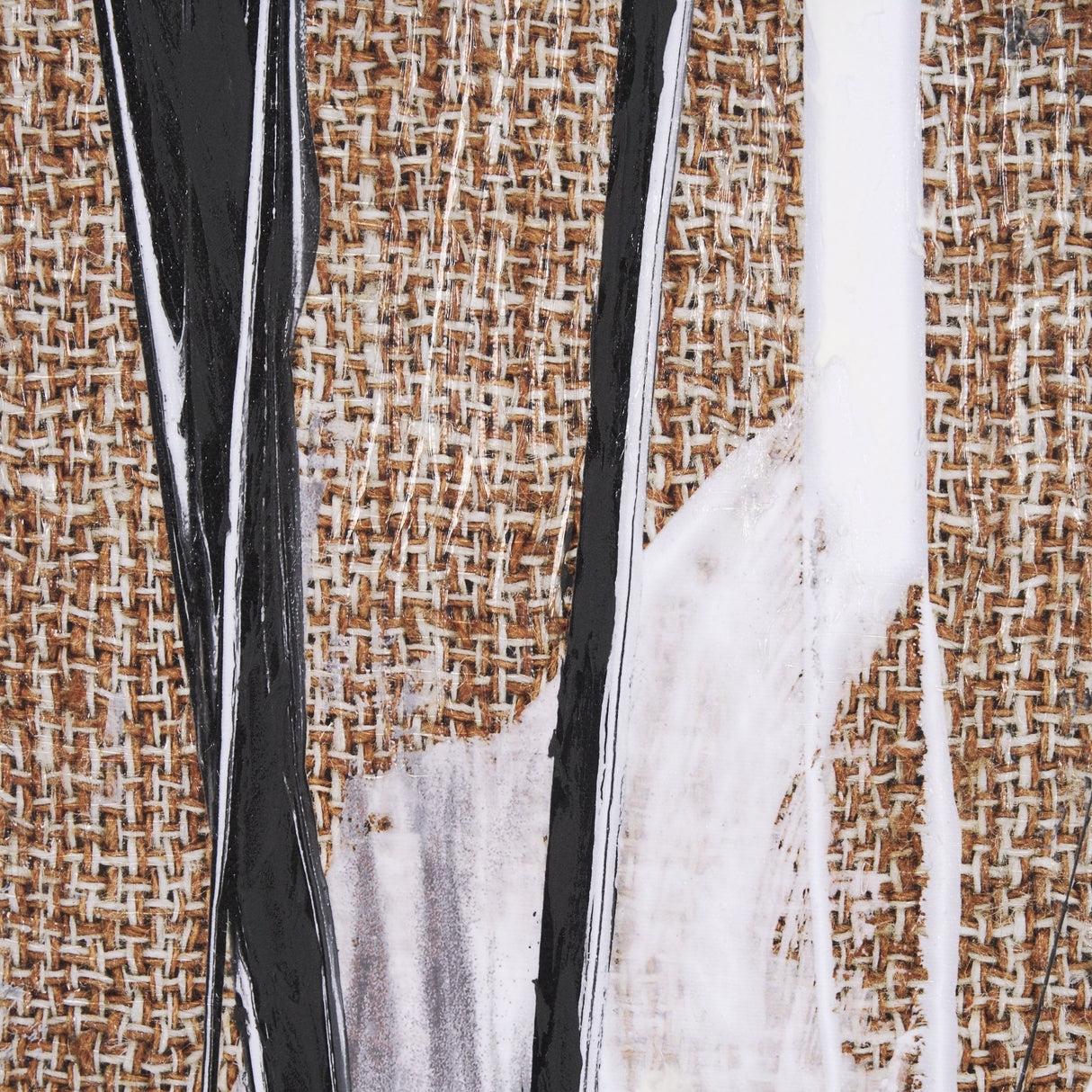 Meshy II by Mercana Studio a Hand Embellished Textured Framed Art Print from Mercana - Luna Furniture
