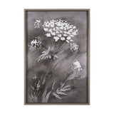 Wildflowers II Charcoal by Mercana Studio a Hand Embellished Textured Framed Art Print from Mercana - Luna Furniture