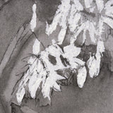 Wildflowers II Charcoal by Mercana Studio a Hand Embellished Textured Framed Art Print from Mercana - Luna Furniture
