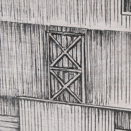 Barn Buildings I by Mercana Studio a Hand Embellished Textured Framed Art Print Matted under Glass from Mercana - Luna Furniture