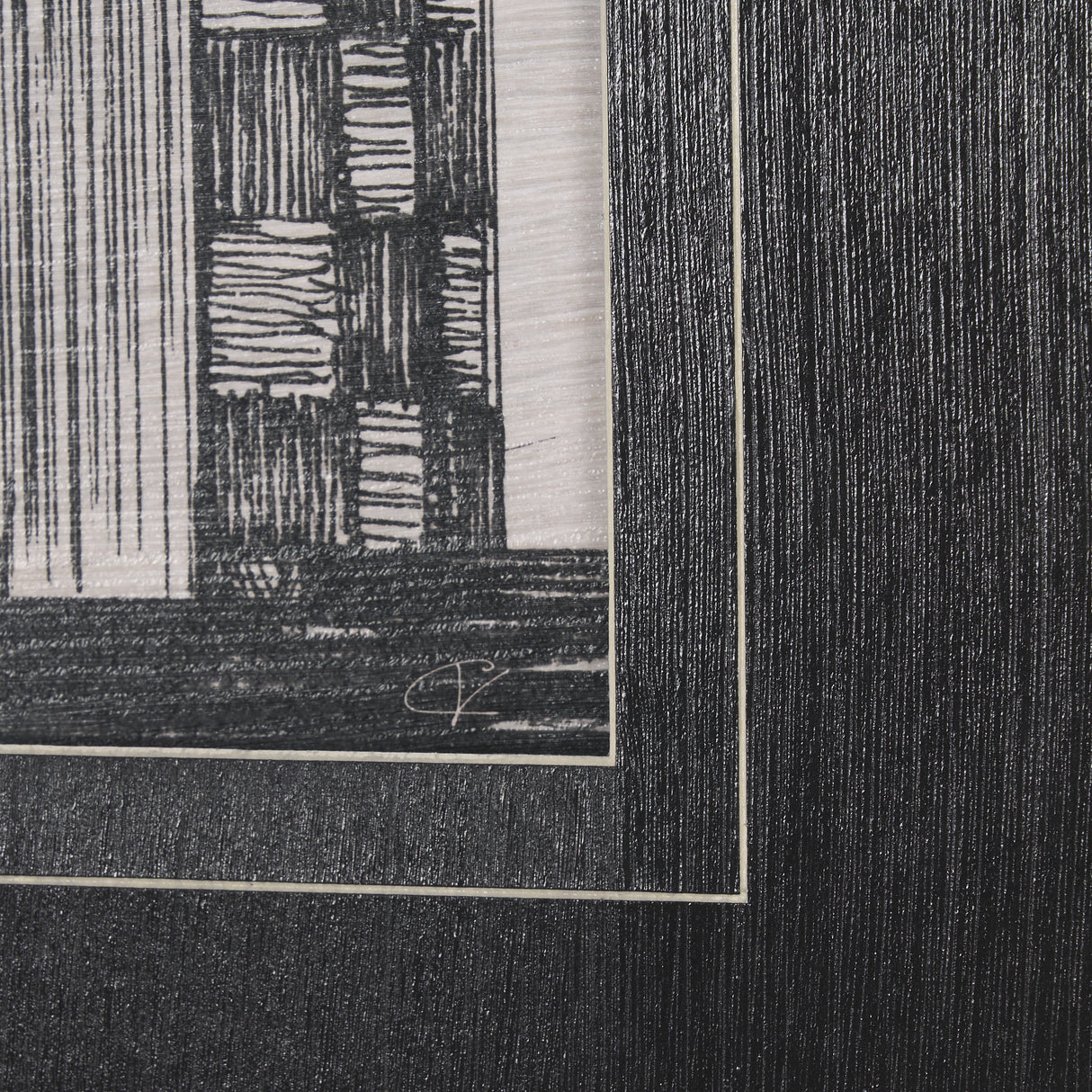 Barn Buildings II by Mercana Studio a Hand Embellished Textured Framed Art Print Matted under Glass from Mercana - Luna Furniture