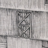 Barn Buildings II by Mercana Studio a Hand Embellished Textured Framed Art Print Matted under Glass from Mercana - Luna Furniture
