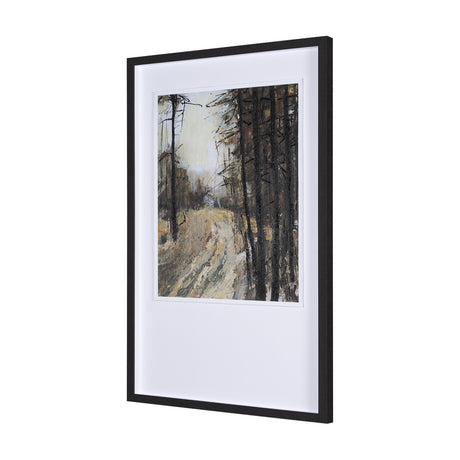 Forest View I by Mercana Studio a Hand Embellished Textured Framed Art Print Matted under Glass from Mercana - Luna Furniture