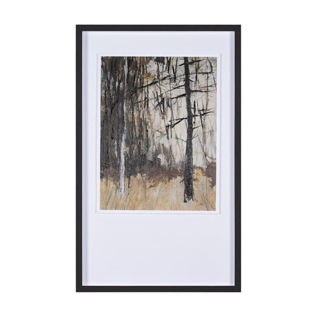 Forest View II by Mercana Studio a Hand Embellished Textured Framed Art Print Matted under Glass from Mercana - Luna Furniture