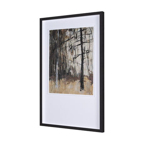 Forest View II by Mercana Studio a Hand Embellished Textured Framed Art Print Matted under Glass from Mercana - Luna Furniture