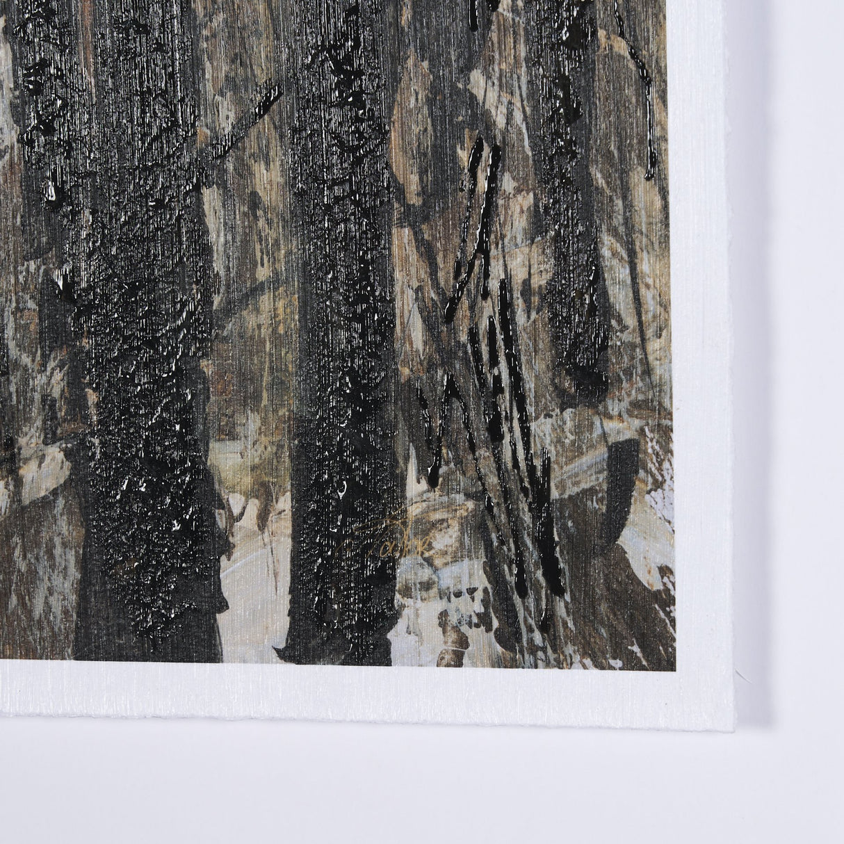 Forest View III by Mercana Studio a Hand Embellished Textured Framed Art Print Matted under Glass from Mercana - Luna Furniture