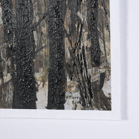 Forest View III by Mercana Studio a Hand Embellished Textured Framed Art Print Matted under Glass from Mercana - Luna Furniture