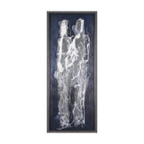 Gathering III by Mercana Studio a Hand Embellished Textured Framed Art Print from Mercana - Luna Furniture