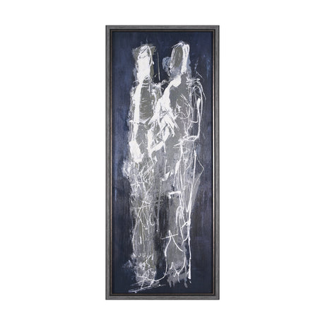 Gathering III by Mercana Studio a Hand Embellished Textured Framed Art Print from Mercana - Luna Furniture