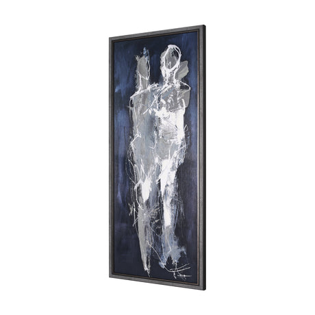 Gathering IV by Mercana Studio a Hand Embellished Textured Framed Art Print from Mercana - Luna Furniture