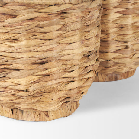 Tamuz (Set of 2) Grass Baskets from Mercana - Luna Furniture
