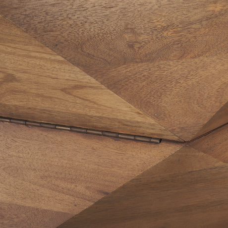 Arreto 36" Hexagonal Hinged Solid Wood Top and Base Coffee Table from Mercana - Luna Furniture
