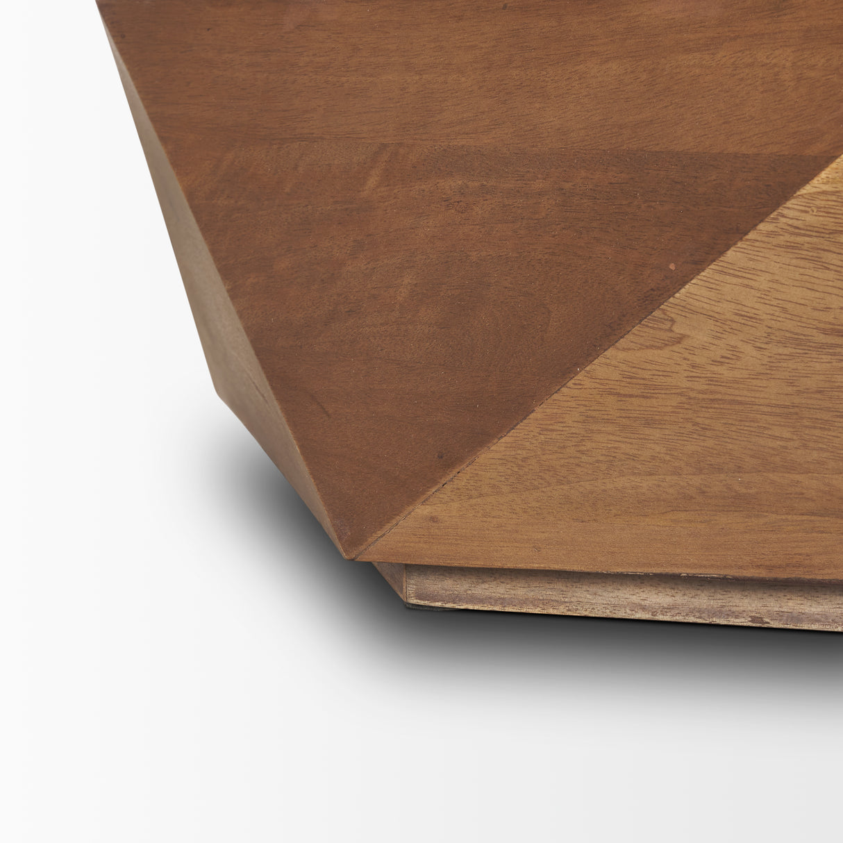 Arreto 36" Hexagonal Hinged Solid Wood Top and Base Coffee Table from Mercana - Luna Furniture