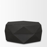 Arreto 36" Hexagonal Hinged Solid Wood Top and Base Coffee Table from Mercana - Luna Furniture