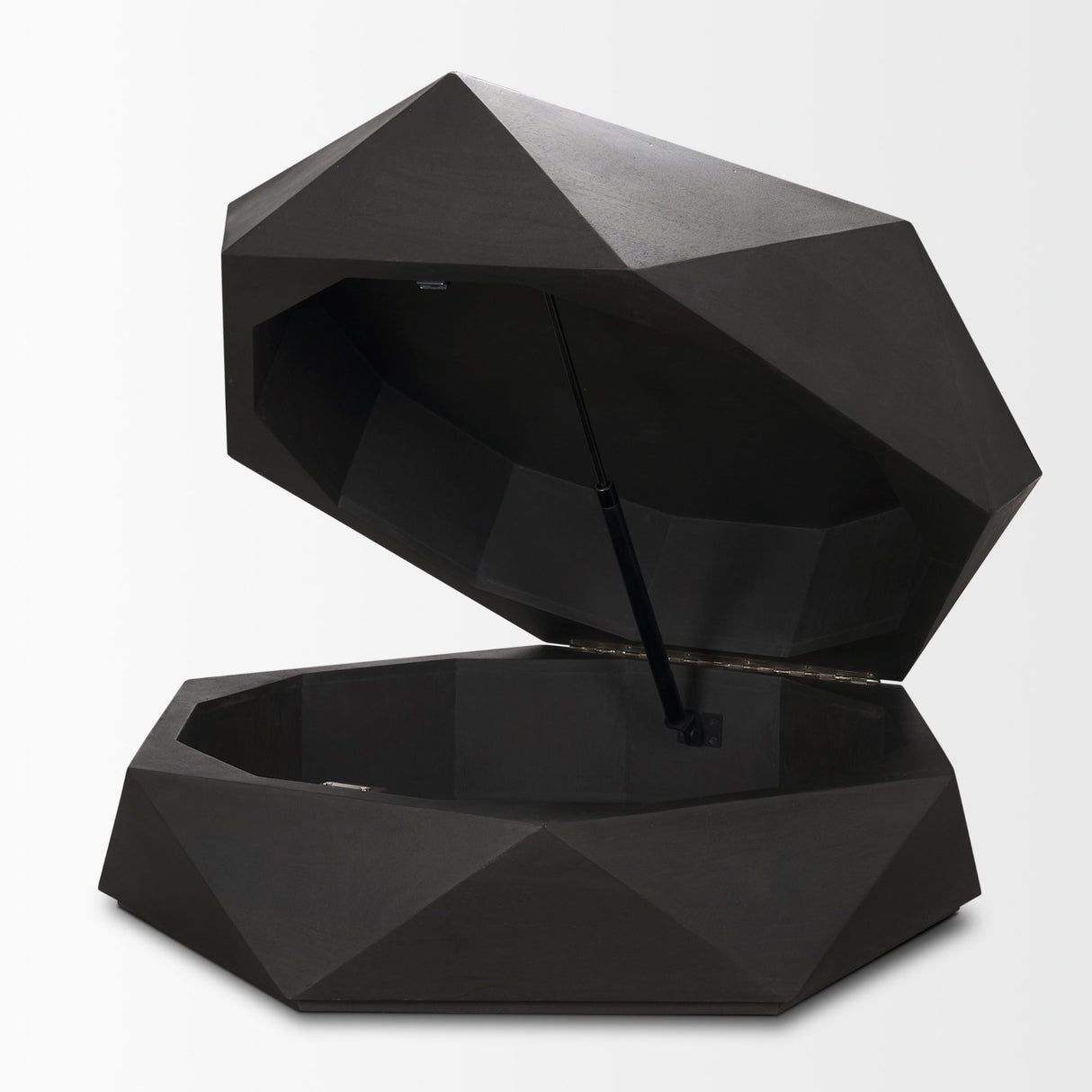 Arreto 36" Hexagonal Hinged Solid Wood Top and Base Coffee Table from Mercana - Luna Furniture