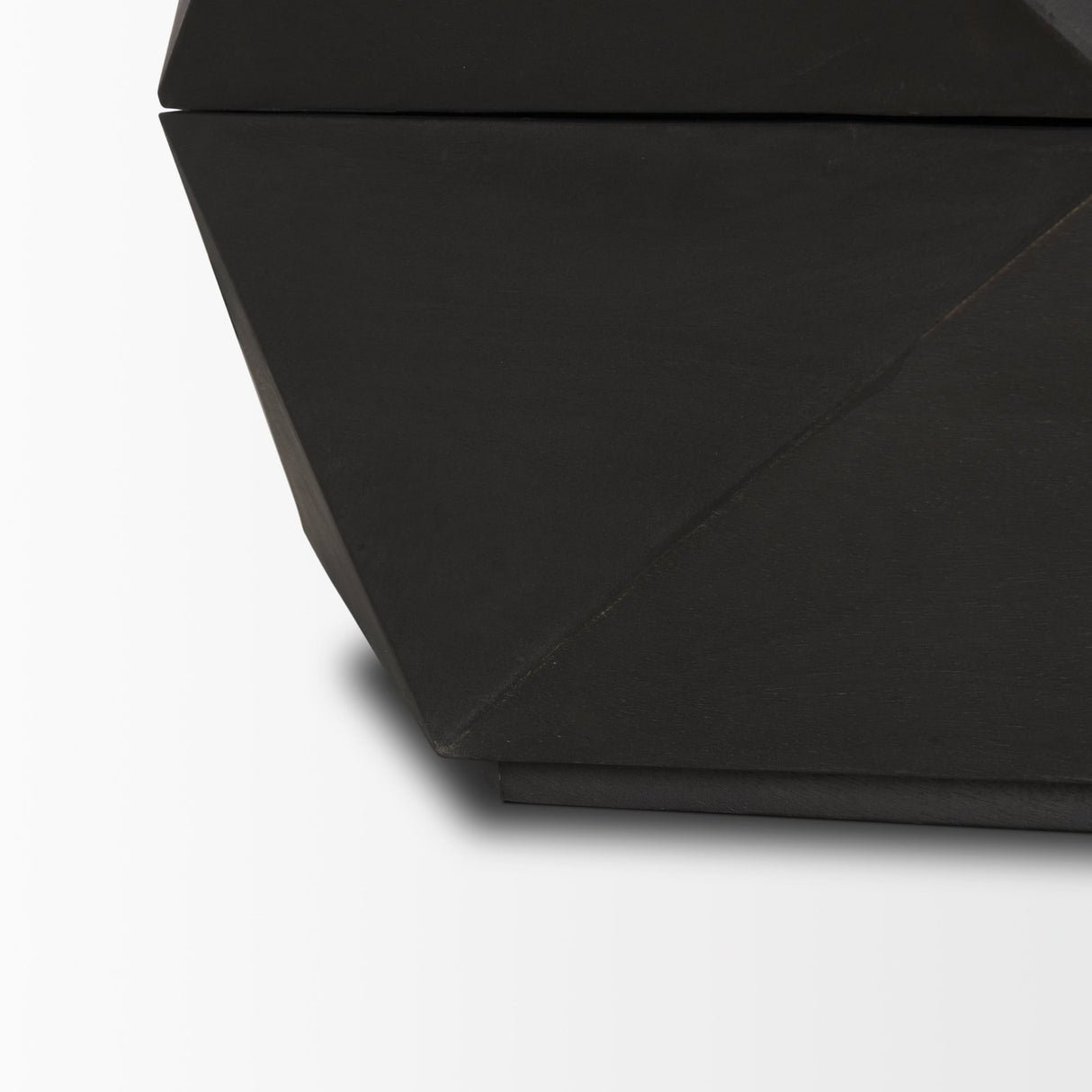 Arreto 36" Hexagonal Hinged Solid Wood Top and Base Coffee Table from Mercana - Luna Furniture