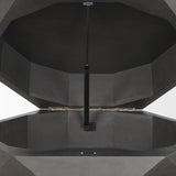 Arreto 36" Hexagonal Hinged Solid Wood Top and Base Coffee Table from Mercana - Luna Furniture