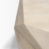 Arreto 36" Hexagonal Hinged Solid Wood Top and Base Coffee Table from Mercana - Luna Furniture