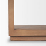 Bela Arched Shelving Unit Medium Brown Wood from Mercana - Luna Furniture