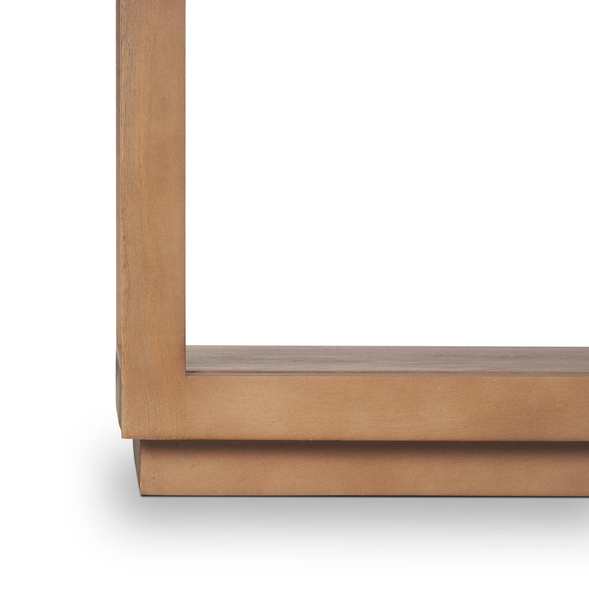 Bela Small Arched Console Table Medium Brown Wood from Mercana - Luna Furniture