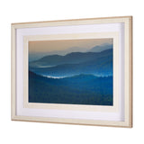 Mountain Fade by Staffan Widstrand a Hand Embellished Textured Framed Art Photo Matted under Glass from Mercana - Luna Furniture