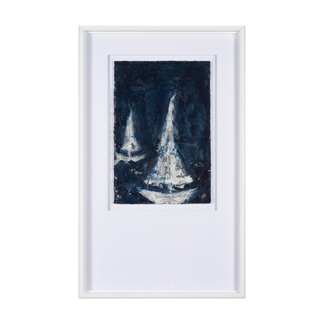 Paper Boats I by Studio M a Framed Art Print Matted under Glass from Mercana - Luna Furniture
