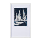 Paper Boats II by Studio M a Framed Art Print Matted under Glass from Mercana - Luna Furniture