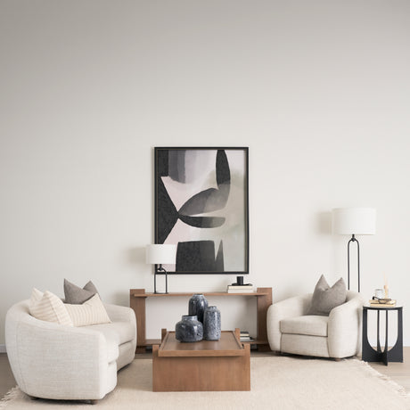 Masai Small Black Mottled Glass Vase from Mercana - Luna Furniture