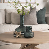 Jolene 11.8" Green Waterglass Glass Vase from Mercana - Luna Furniture