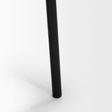 Brently Dining Chair w/ Cream Boucle Fabric & Matte Black Metal Legs, Set of 2 from Mercana - Luna Furniture