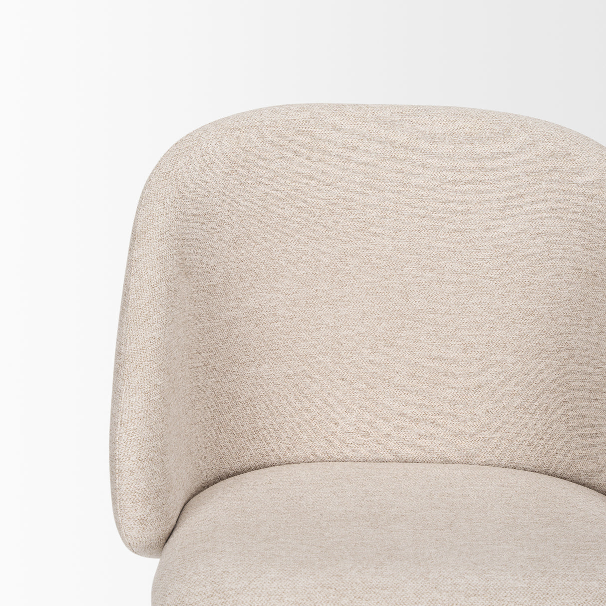 Shannon Dining Chair w/ Oatmeal Fabric & Matte Black Metal, Set of 2 from Mercana - Luna Furniture