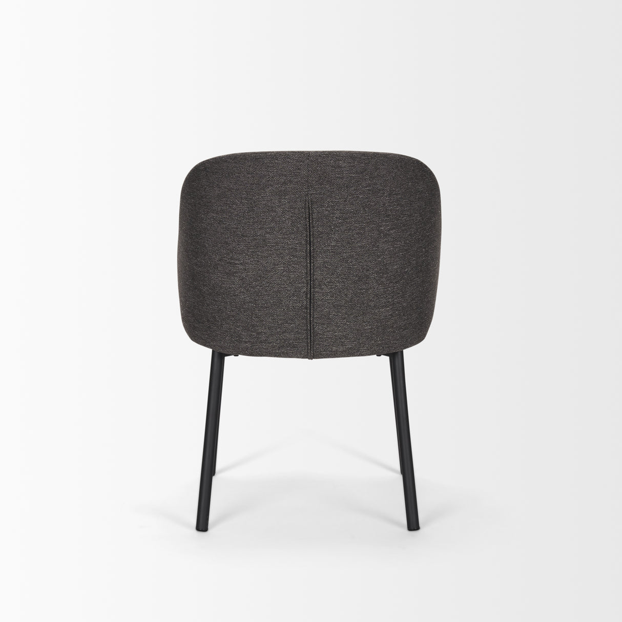 Shannon Dining Chair w/ Gray Fabric & Matte Black Metal, Set of 2 from Mercana - Luna Furniture