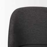 Shannon Dining Chair w/ Gray Fabric & Matte Black Metal, Set of 2 from Mercana - Luna Furniture