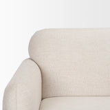 Hale Sofa W/ Medium Brown Wood and Oatmeal Fabric from Mercana - Luna Furniture