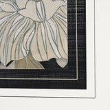Garden Noir II by June Erica Vess a Hand Embellished Textured Framed Art Print Matted under Glass from Mercana - Luna Furniture