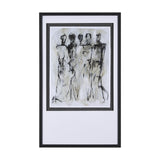 Gathering I by Mercana Studio a Hand Embellished Textured Framed Art Print Matted under Glass from Mercana - Luna Furniture