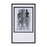 Gathering II by Mercana Studio a Hand Embellished Textured Framed Art Print Matted under Glass from Mercana - Luna Furniture